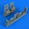 Quickboost Mi-24 Hind seats with safety belts for TAMIYA 1:48 (QB49 068)
