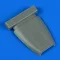 Quickboost A-10A/C Thunderbolt II closed fuel access panel - early v. für GWH 1:48 (QB49 135)