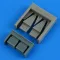 Quickboost Sepecat Jaguar GR.1/GR.1a chaff and flare dispensers 1:48 (QB49 171)