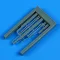 Quickboost AH-64 Apache wipers for Hasegawa 1:48 (QB49 179)