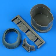   Quickboost F6F-5 Hellcat cowling and cooling flaps (opened) for Hasegawa 1:48 (QB49 193)