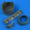 Quickboost F6F-3 Hellcat early cowling and cooling flaps (closed) for Eduard 1:48 (QB49 194)