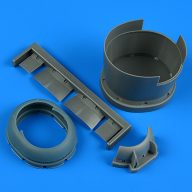   Quickboost F6F-5 Hellcat cowling and cooling flaps (opened) for Hobby Boss 1:48 (QB49 207)