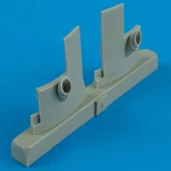   Quickboost TBF-1C Avenger exhaust pipes for Hasegawa 1:72 (QB72 102)