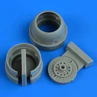   Quickboost Fw 190D-9 cowling and cooling flaps (closed) for IBG 1:72 (QB72 687)