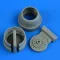 Quickboost Fw 190D-9 cowling and cooling flaps (closed) for IBG 1:72 (QB72 687)