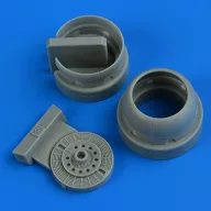   Quickboost Fw 190D-11/12/13 cowling and cooling flaps (closed) for IBG 1:72 (QB72 688)
