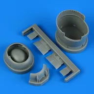   Quickboost F6F-3 Hellcat cowling late - opened flaps for Eduard 1:72 (QB72 752)
