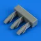 Quickboost BF 109F-2 late air intake for Eduard 1:72 (QB72 754)