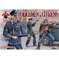 Red Box Policemen and citizens 1:72 (RB72037)