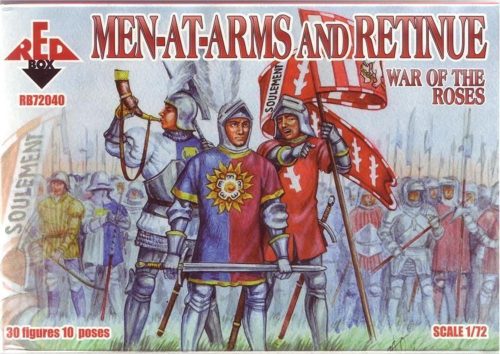 Red Box War of the Roses 1. Men-at-Arms & Retinu 1:72 (RB72040)