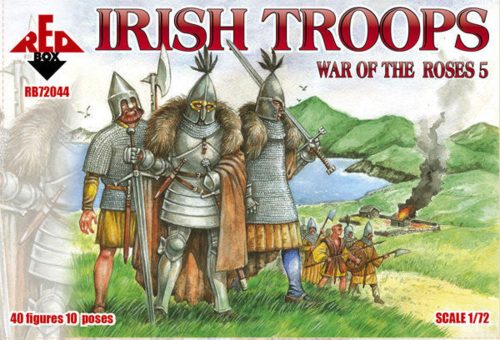 Red Box Irish troops, War of the Roses 5 1:72 (RB72044)