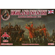   Red Box Highland Infantry 1745,Jacobite Rebell. 1:72 (RB72050)