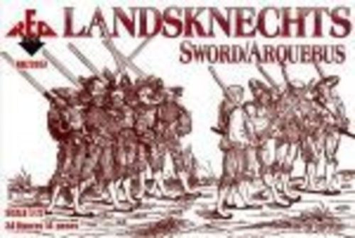 Red Box Landsknechts (Sword/Arquebus) 16th centu 1:72 (RB72057)