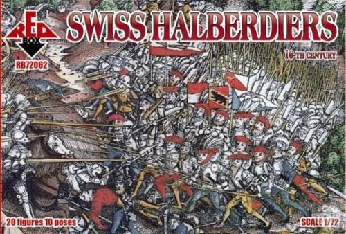Red Box Swiss halberdiers, 16th century 1:72 (RB72062)