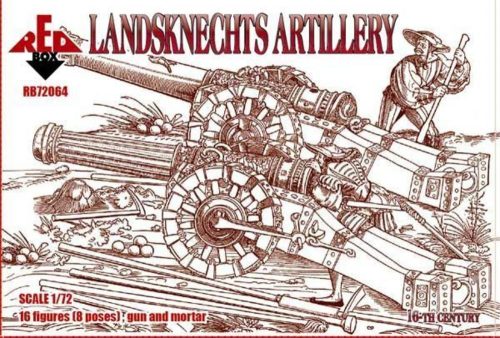 Red Box Landsknechts (Artillery), 16th century 1:72 (RB72064)