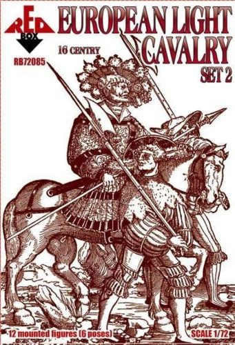 Red Box European light cavalry,16th century,set2 1:72 (RB72085)