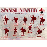 Red Box Spanish infantry, 16th century, set 2 1:72 (RB72097)