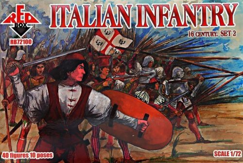 Red Box Italian infantry,16th century, set 2 1:72 (RB72100)