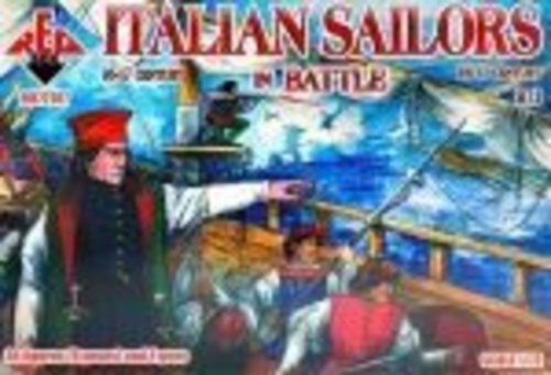 Red Box Italian Sailors in Battle,16-17th centur set 3 1:72 (RB72107)