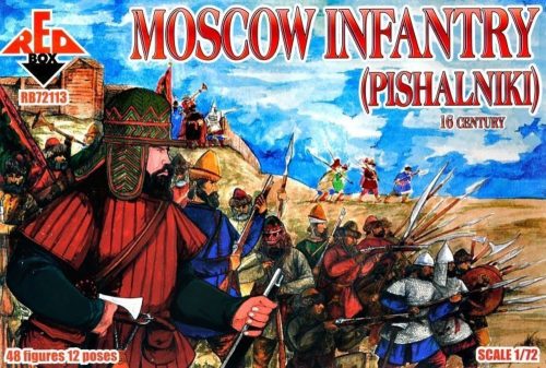 Red Box Moscow Infantry (pishalniki) 16 century 1:72 (RB72113)