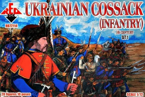 Red Box Ukrainian Cossack (infantry)16 cent.Set1 1:72 (RB72114)