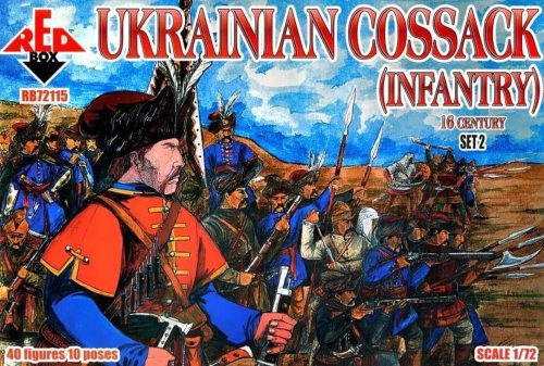 Red Box Ukrainian Cossack(infantry)16 cent.Set2 1:72 (RB72115)