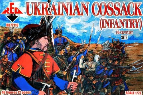 Red Box Ukrainian Cossack(infantry)16 cent.Set3 1:72 (RB72116)