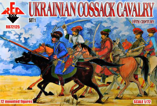 Red Box Ukrainian Cossack cavalry,16th century, set 1 1:72 (RB72125)