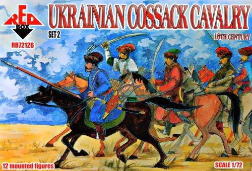 Red Box Ukrainian Cossack cavalry,16th century, set 2 1:72 (RB72126)