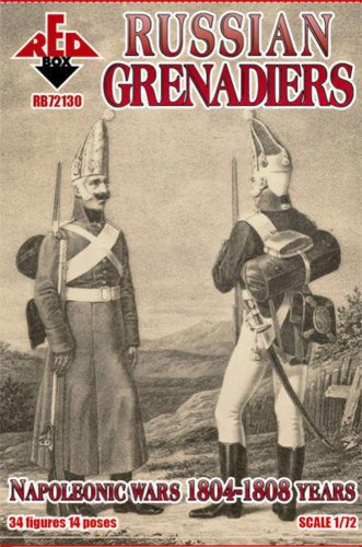 Red Box Russian grenadiers, 1804-1808 1:72 (RB72130)