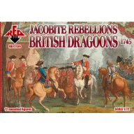   Red Box Jacobite Rebellion. British dragoons 1745 1:72 (RB72139)