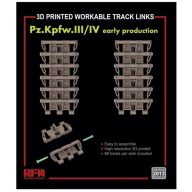   Rye Field Model Workable track links for Pz. Kpfw. III /IV early production (3D printed ) 1:35 (2013)