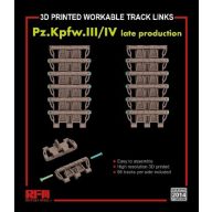   Rye Field Model Workable track links for Pz. Kpfw. III /IV late production (3D printed ) 1:35 (2014)