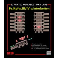   Rye Field Model Workable track links for Pz.III/IV winterketten (3D printed ) 1:35 (2018)