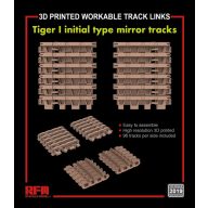   Rye Field Model Workable track links for Tiger I initial type mirror tracks (3D printed ) 1:35 (2019)