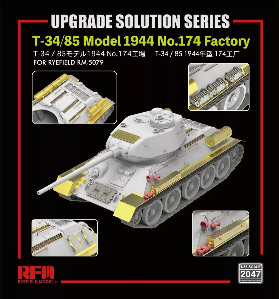 Rye Field Model Upgrade set for 5079 T-34/85 No.174 1:35 (20