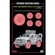   Rye Field Model Wheel set-sagged for JLTV (3D printed Total 4 wheels) 1:35 (2052)