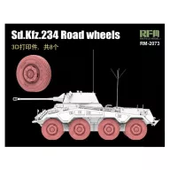  Rye Field Model Sd.Kfz. 234 Road Wheels 3D Printed (8 pcs.) 1:35 (2073)