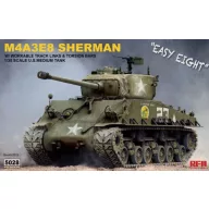   Rye Field Model SHERMAN M4A3E8 W/Workable Track links 1:35 (5028)