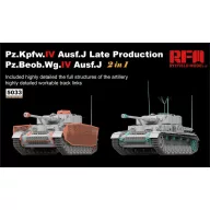   Rye Field Model Pz.kpfw.IV Ausf.J late production /Pz.beob.wg.IV Ausf.J w/workable track links 1:35 (5033)