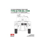   Rye Field Model Workable track links for British Sherman VC Firefly, M3, M4A1, M4A4, M4 early 1:35 (5044)
