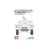   Rye Field Model Workable track links for Pz.III/IV.early production (40cm) 1:35 (5047)