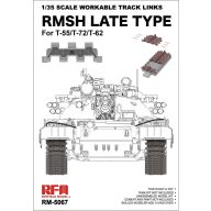   Rye Field Model Scale Workable Track Links RMSH Late Type For T-55/72/62 1:35 (5067)