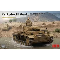   Rye Field Model Pz. Kpfw. III Ausf. J w/full interior 1:35 (5072)