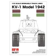   Rye Field Model Scale Workable Track Links KV-1 Model 1942 1:35 (5077)