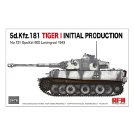   Rye Field Model Sd.KfZ.181Tiger I initial production No.121 with workable track linksNo 121 1:35 (5078)