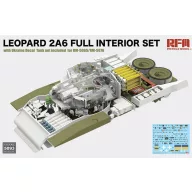   Rye Field Model Leopard 2A6 Full Interior Set with Ukraine Decal for RFM-5065/76 (Tank Not included) 1:35 (5093)