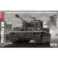   Rye Field Model Tiger I Mid Production 2 in 1 w/Cutaway Parts & Full Interior 1:35 (5100)