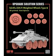   Rye Field Model Sd.Kfz.234/4 3D Printed Wheels Type B (8 pcs) 1:35 (RFM2077)